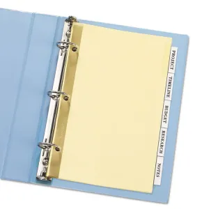 Avery 11102 Insertable Tab Index Dividers