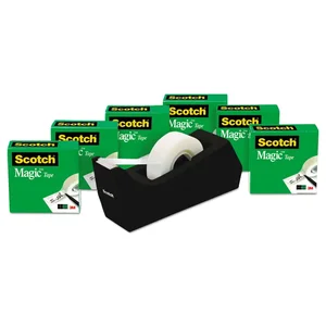3m Magic Tape Desktop Dispenser Value Pack, 10 Rolls
