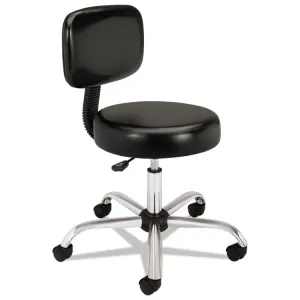 Hon HON MTS01EA11 Hon Medical Stool, Black Vinyl - 24.3 X 27.3 X 22 - 