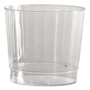 Wna, Inc. Classic Clear Plastic Tumblers - 12 Oz, Fluted