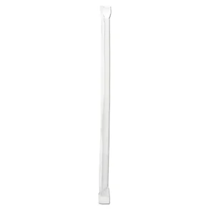 BWKJSTW775S24PK | Boardwalk Jumbo Wrapped Straws, 7.75