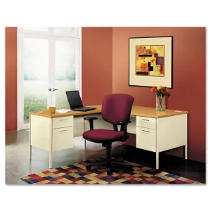 Hon HP3265R.MOCH.P Hon Metro Classic Right Pedestal Desk - 2-drawer - 