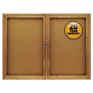 QRT 364 | Acco Brands Quartet Enclosed Bulletin Board for