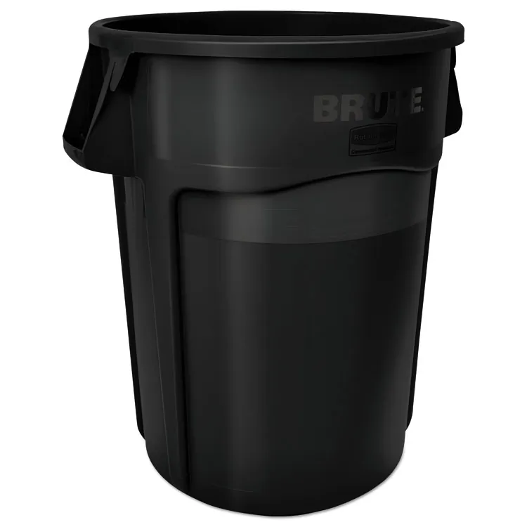 Rubbermaid FG265500GRAY Commercial 2655 Brute Round Container - 55 Gal