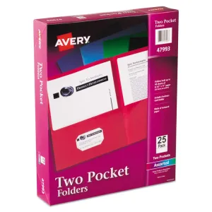 Avery AVE 47993 Averyreg; Letter Pocket Folder - 8 12 X 11 - 40 Sheet 