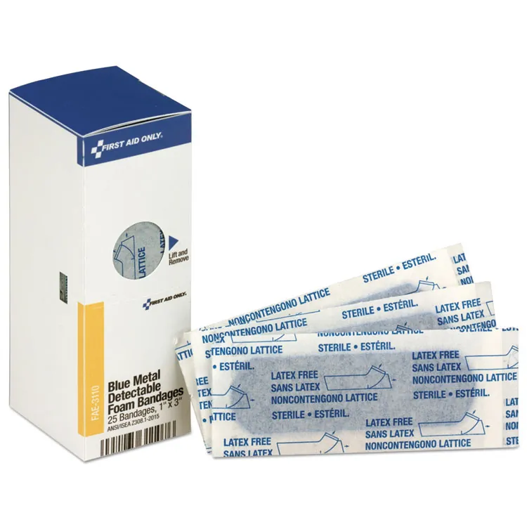 First FAE-3110 Bandages,sc,blue Metal