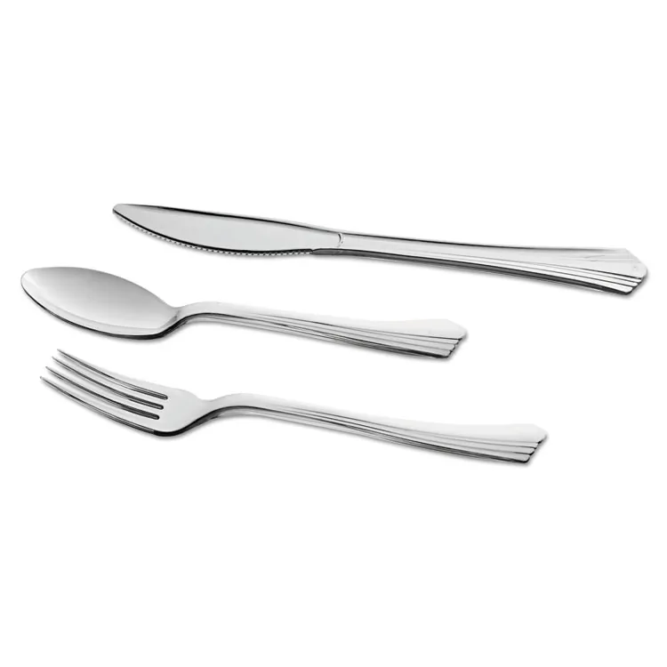 Wna, WNA 630155 Silver Plastic Knives, 7.5