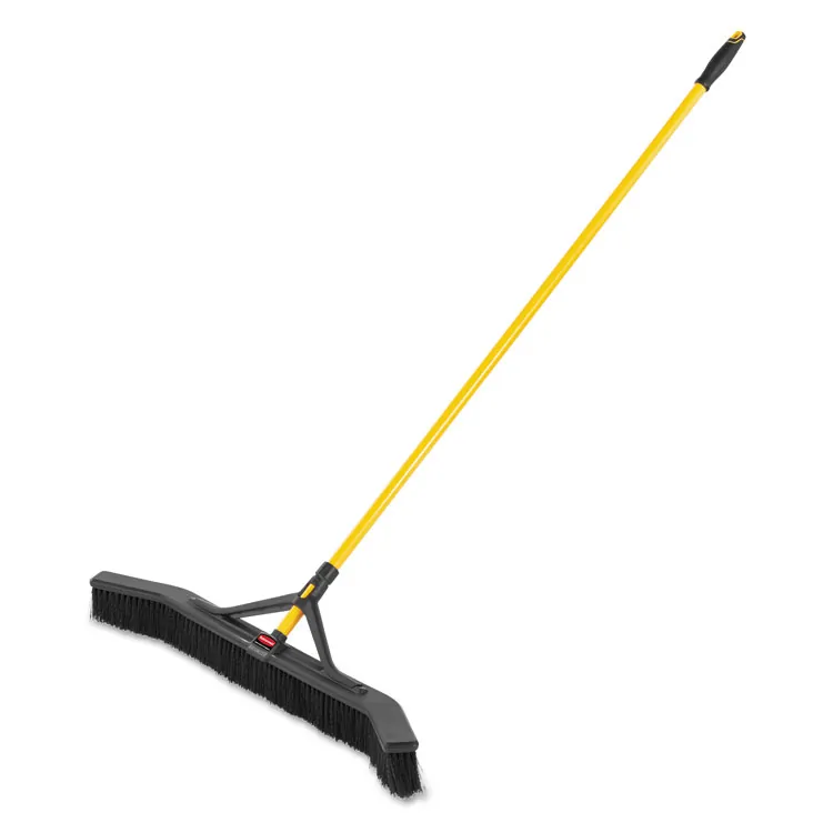 Rubbermaid 2018730 Broom,push To Ctr,gy