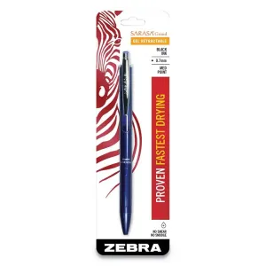 Zebra 48611 Pen,.7mm,gel,bk