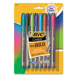 Bic BIC Cristal Ballpoint Pens - Bold Pen Point - 1.6 mm