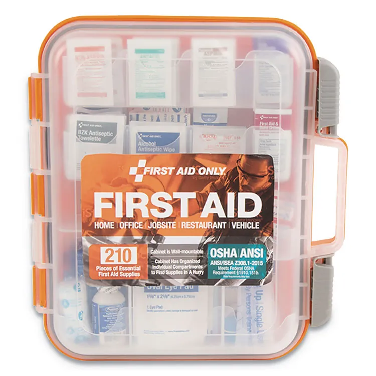 First 91064EA First Aid,kit,50piece,clr