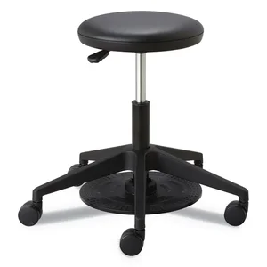 Safco Products Safco Lab Stool with Foot Pedal - Vinyl Seat