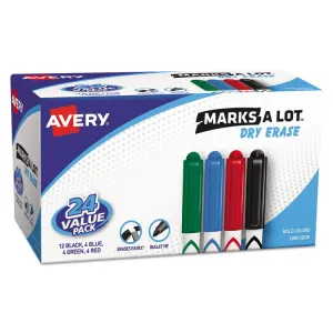 Avery AVE 24459 Averyreg; Pen-style Dry Erase Markers - Bullet Marker 