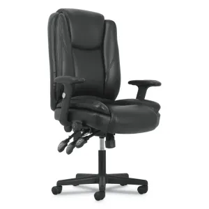 Hon HVST331 Chair,task,leather,bk