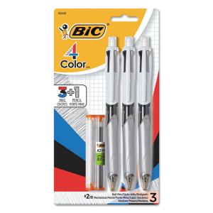 Bic MMLP31AST Pen,4 Color 3+1,3pk