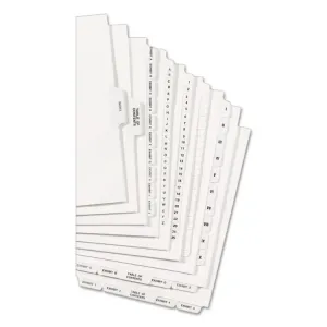 Avery AVE 82164 Averyreg; Side Tab Individual Legal Dividers - 25 X Di