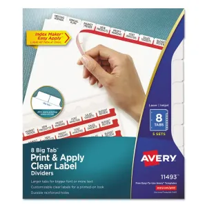 Avery AVE 11428 Averyreg; Index Maker Index Divider - 12 X Divider(s) 