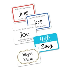 Avery AVE 5095 Averyreg; Name Badge Label - Removable Adhesive - Recta