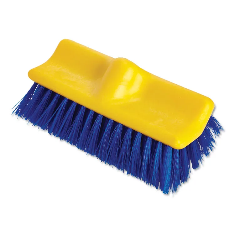 Rubbermaid FG633700BLUE Commercial Plastic Block Floor Scrub - 2 Palmy