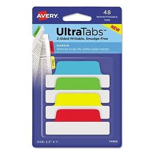 74761 | Avery Dennison Repositionable Pastel Mini Tabs,