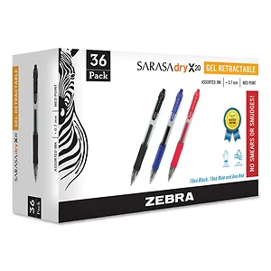 46610 | Zebra Pen Zebra Sarasa Bold Gel Pen, Black Ink,