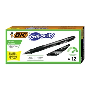BIC RLC11RD | Bic Gel Retractable Pens - Medium Pen Point