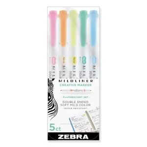 Zebra 78105 Hilighter,double End,ast