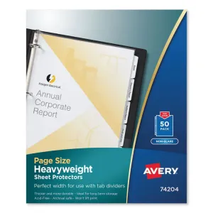 Avery 74204 Protector,sht,ltr,3hl,ngl