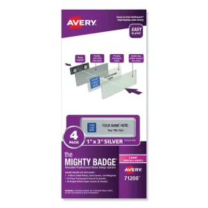 Avery AVE 71205 The Mighty Badgereg; Mighty Badge Professional Reusabl