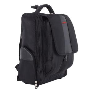 The BKPW2620SMBK Backpack,wheels,18x15,bk