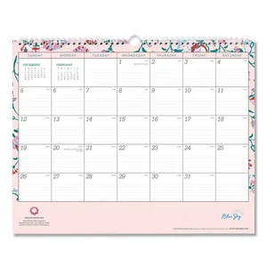Blue Sky Breast Cancer Awareness Wall Calendar 2024, 15x12