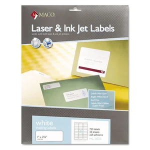 MAC ML1000 | Chartpak/pickett MACO White Laser/Ink Jet