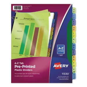 Avery AVE 23081 Averyreg; Heavy-duty Plastic A-z Industrial Dividers -