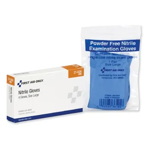 21-026-001 | First Aid Only, Inc. Nitrile Exam Gloves - 4