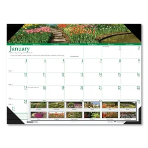 174 | House Of Doolittle Gardens of the World Desk Pad