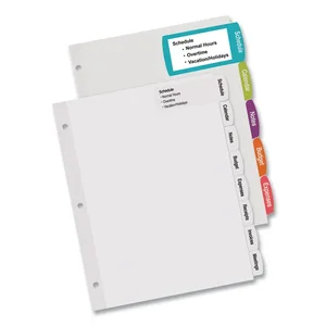 AVE 14440 | Avery Dennison Avery® Big Tab Divider - 100 x