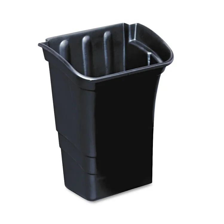 Rubbermaid RCP 335388BLA Commercial Executive Service Cart Refuse Bin 