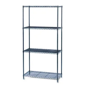 Safco SAF 5291BL Safco Industrial Wire Shelving - 48 X 18 X 72 - 4 X S