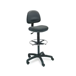 Safco 3401BL Stool,draft,pneu,ft.rg,bk