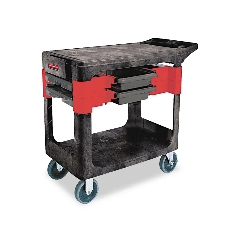 Rubbermaid FG618000BLA Cart,utility,trades,blk