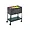 5350BL | Safco Products Mobile Black Mesh Tub File - Open