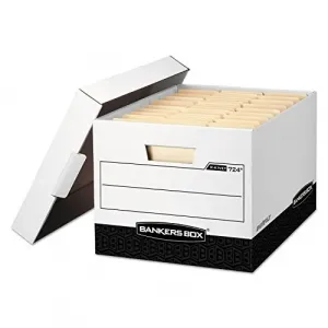 Fellowes 00724 Bankers Box R-kive File Storage Box - Internal Dimensio