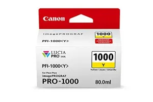 Original Canon 0549C002 Pfi-1000 Yellow Ink Tank - 80ml - Compatible