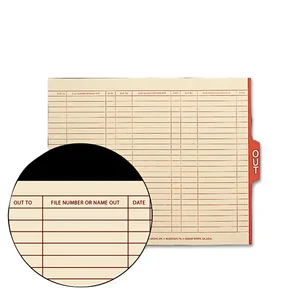 63910 | Smead Manufacturing Co. 1/5-Cut Manila Outguides