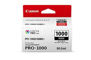 Original Canon 0545C002 Pfi-1000 Matte Black Ink Tank 80ml