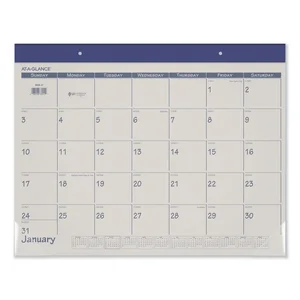 At-a-glance 2023 Desk Pad Calendar, Blue, 22 x 17 Inches