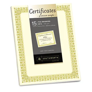 SOUCTP1V | Southworth Co. Premium Ivory Certificates with