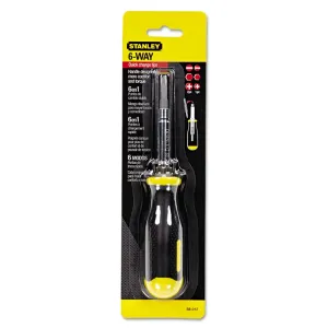 Black 68-012 Screwdriver,6wy Cmpct Gr