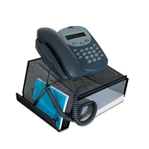 UNV20015 | Universal Office Products Black Mesh Desktop