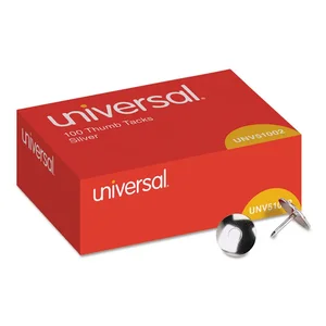 UNV51002 | Universal Office Products Steel Thumbtacks, 3/8